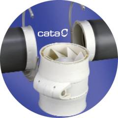 cata duct in-line szellőztető ventilátor