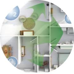 Hővisszanyerős szellőzőrendszer