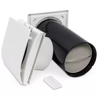 AERAULIQA Pulsar-100 egyhelyiséges hővisszanyerős szellőztető, páraérzékelővel, távirányítóval 