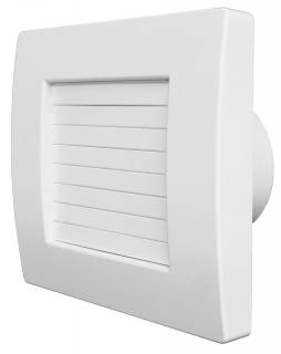 Aerauliqa QA-100HT BB ventilátor automata előlapzárással, utószellőztető és páraérzékelő funkcióval