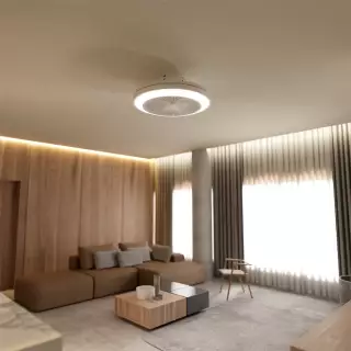 Ardes 5PL50 Mennyezeti Ventilátor távvezérlővel, LED világítással - 48 cm