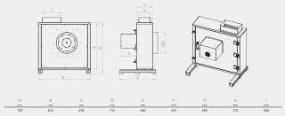 BKEF konyhai elszívó ventilátor