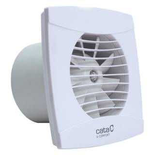 Cata UC-10 STD ventilátor beépített pillangószeleppel, fehér