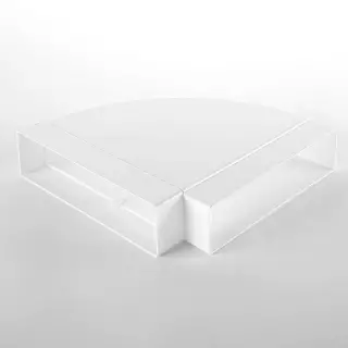 Elica - Lapos csatorna sarok 90° vízszintes 218x55 mm