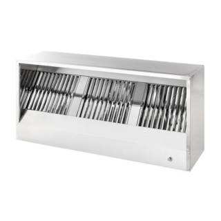Gastro MK fali elszívó ernyő, labirint szűrőkkel, előlappal 1000x800x450 mm, olajleeresztővel