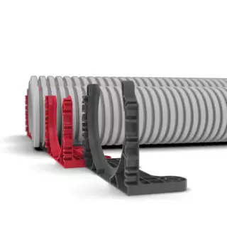 HEATPEX - Csőrögzítő - DN75 mm szürke ARIA CONNECT (10 db)