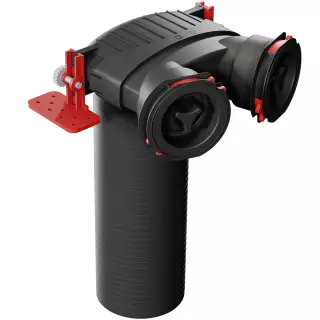 HEATPEX - Szelepfogadó elem 90°-os (DN90mm x 2) ARIA CONNECT