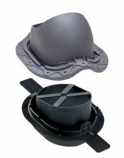 VILPE STEEL profilos átvezető elem, szürke