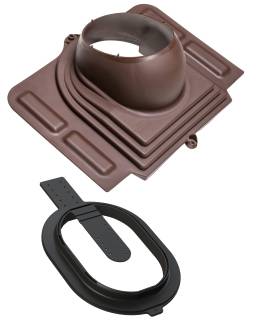 VILPE STEEL CLICK átvezető elem, barna