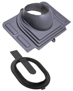 VILPE STEEL CLICK átvezető elem, szürke