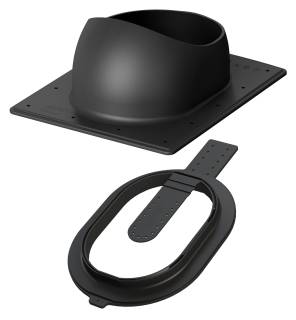 VILPE HYYGGE CLICK átvezető elem, fekete