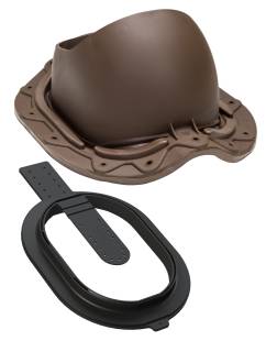 VILPE STEEL CLICK profilos átvezető elem, barna