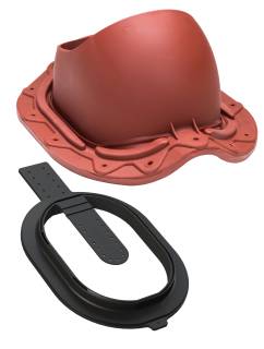 VILPE STEEL CLICK profilos átvezető elem, vörös