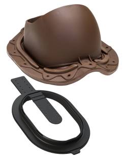 VILPE STEEL CLICK profilos átvezető elem, csokoládébarna